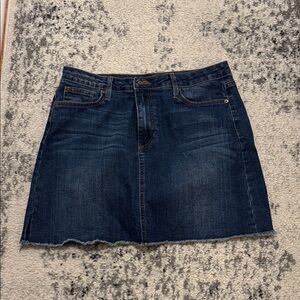 Just Black Dark Blue Mini Skirt